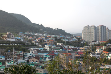 Fototapeta premium Urban dense area in Korea