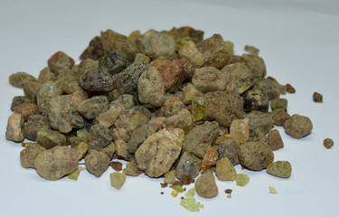 Green Grossular garnet Mali