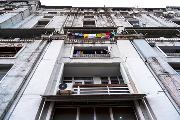 drying clothes on the house