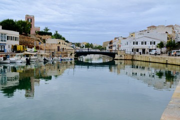 Fototapeta na wymiar Ciutadella Harbour Menorca