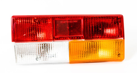 Sharp realistic photo of car rear lamp cluster