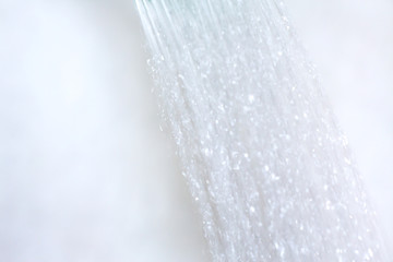 Blurred flowing and splashing water, Abstract texture background, Close up & Macro shot, Healthcare concept