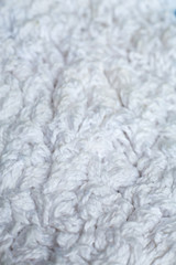White twine carpet texture background, Close up & Macro shot, Selective focus, Living room and bathroom concept