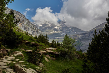 Goriz zone. Ordesa and Monte Perdido National Park. Spain