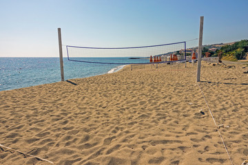 campo di beach volley sulla spiaggia di Torre Melissa - 74