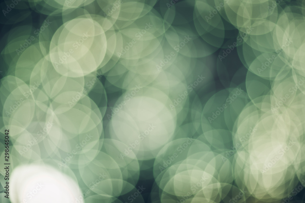 Aufkleber abstract blur decoration ball and light string on christmas tree with bokeh light background.winter 