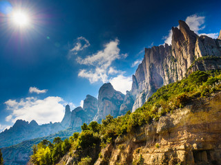 Mountain of Montserrat, Catalonia Spain.