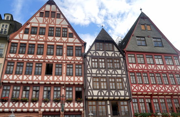 Fachwerkhäuser auf dem Frankfurter Römer