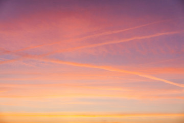 Fototapeta premium beautiful sunrise in the south of France
