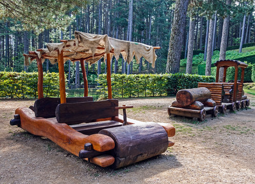 il trenino e l'automobile dei cavernicoli v- 509