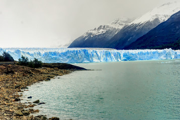 Glacier Perrito Moreno in patagonia