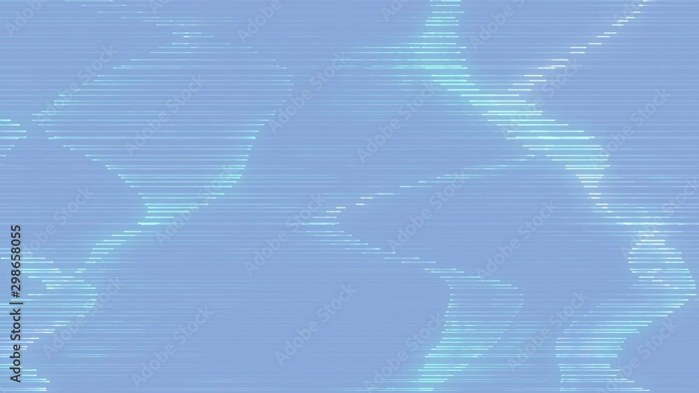 Poster 4k video. lines abstract. looped animation. wave pattern. dotted lines. neon waves. particles backgr