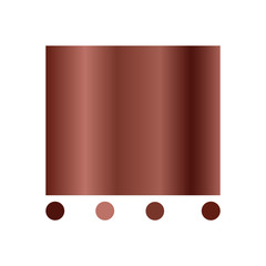 Bronze Copper Metal foil abstract background with modern vector gradient style, Vector Illustration eps 10