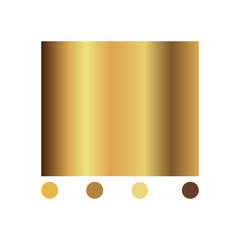 Gold Metal foil abstract background with modern vector gradient style, Vector Illustration eps 10