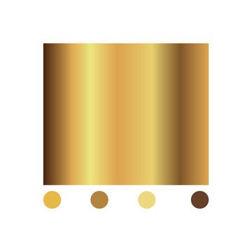 Gold Metal foil abstract background with modern vector gradient style, Vector Illustration eps 10