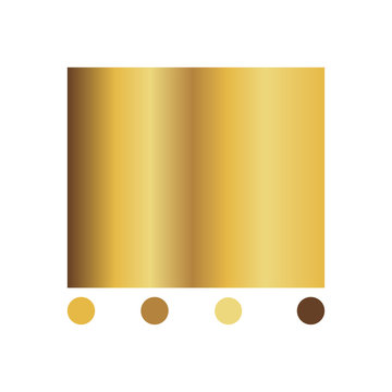 Gold Metal foil abstract background with modern vector gradient style, Vector Illustration eps 10