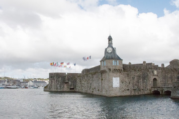 Concarneau entrée de la ville close Bretagne France