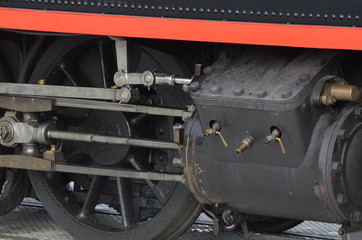 Fototapeta na wymiar Locomotive à vapeur 