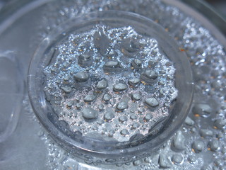 drops of water on the decanter