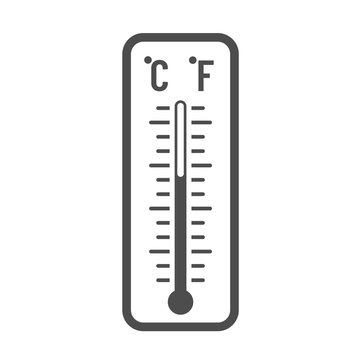 Celsius And Fahrenheit Thermometer Over White Stock Photo, Picture and  Royalty Free Image. Image 10610398.