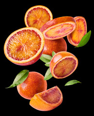 Fresh ripe blood orange