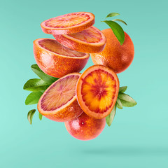 Fresh ripe blood orange