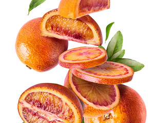 Fresh ripe blood orange
