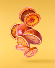 Fresh ripe blood orange