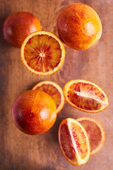 Fresh ripe blood orange