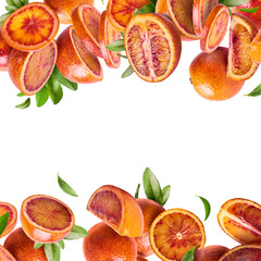 Fresh ripe blood orange