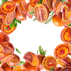 Fresh ripe blood orange