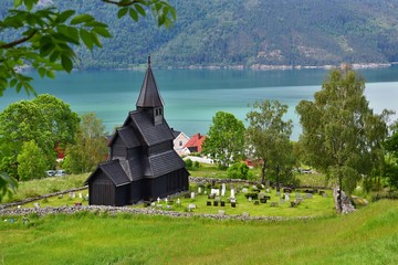 Urnes church - UNESCO monument in Norway