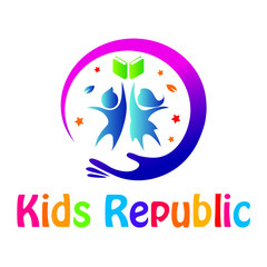 Obraz premium Kids Day Care & PreSchool Logo
