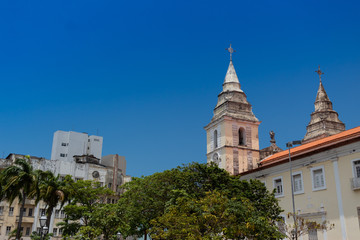 Fototapeta na wymiar Igreja da Sé em Centro Histórico em São Luís, Maranhão
