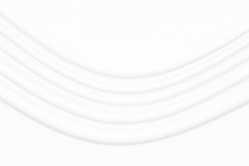 White cloth background  with soft waves.