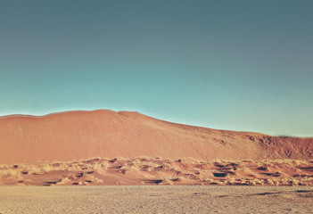 Fototapeta na wymiar sand dune in Namibia desert