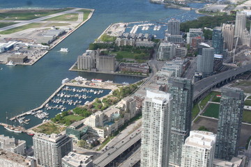 Vue aérienne Toronto