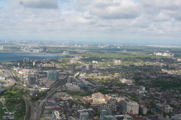 Vue aérienne Toronto
