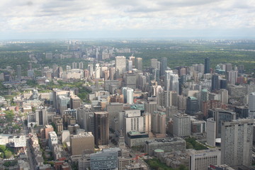 Fototapeta na wymiar Vue aérienne Toronto