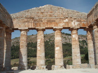Fototapeta premium Temple Sicile 