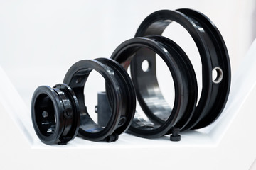 Plastic and rubber parts of automotive manufacturing by high precision mold injection in factory