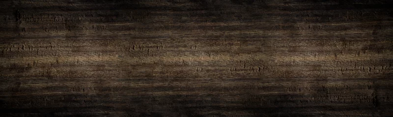 Foto op Canvas Dark Brown wood texture background / wooden texture with natural pattern © ooddysmile