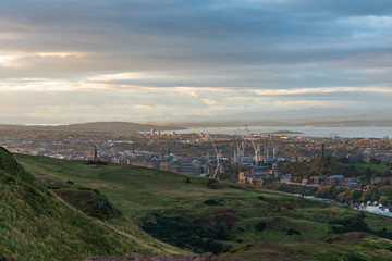 Edinburgh from Holyrood Park