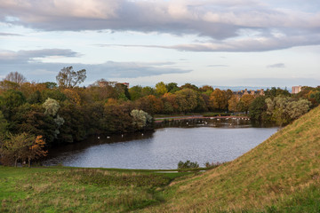 Fototapeta na wymiar Holyrood Park in Edinburgh