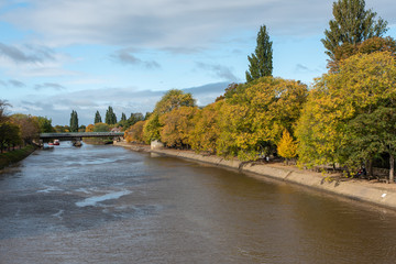Fototapeta na wymiar River Ouse in York