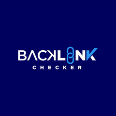 simple text or typography of back link for print art or sticker template