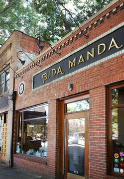 RALEIGH,NC/USA - 10-23-2019: Bida Manda, popular Laotian restaurant in downtown Raleigh