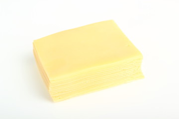 Block of Sliced Cheese