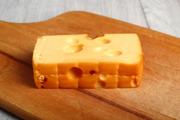 Smoked cheese. Radamer Polish Cheese.