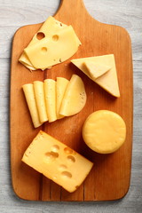 Cheese Assortments. Still Life.